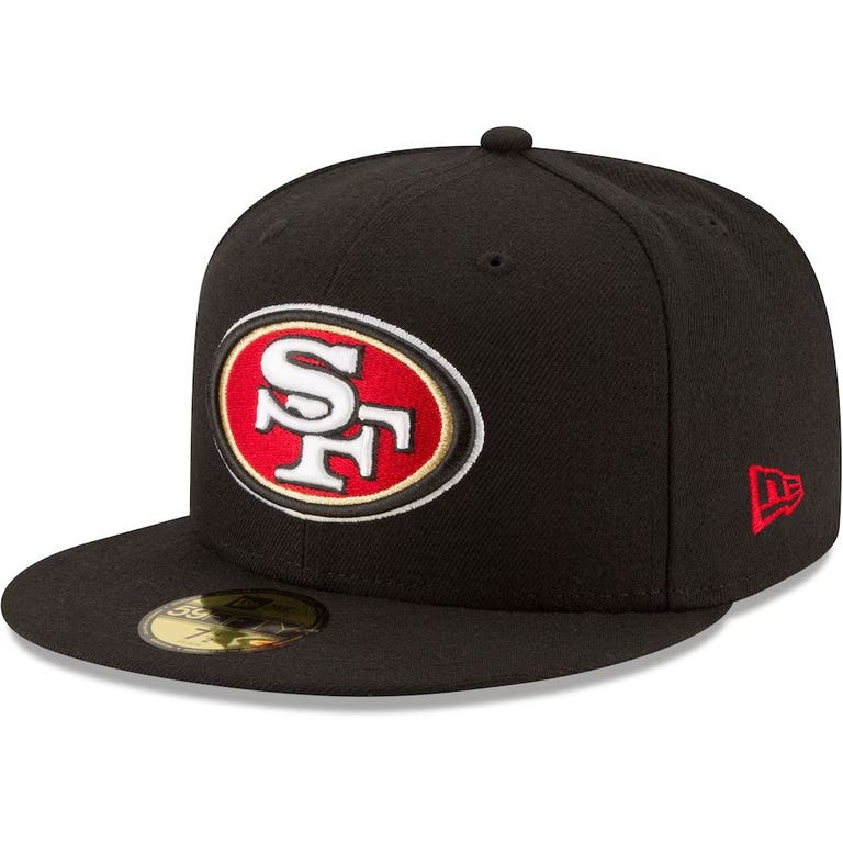 San Francisco 49ers Black New Era Snapback Hat