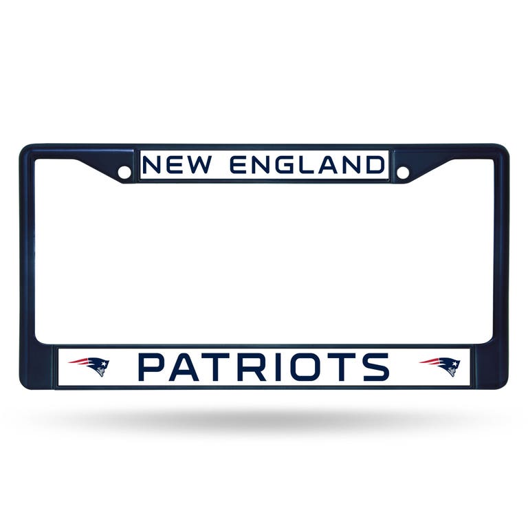 New England Patriots Navy Metal License Plate Frame