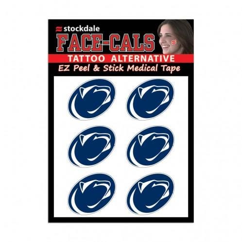 Penn State Nittany Lions Face Cals Tattoos