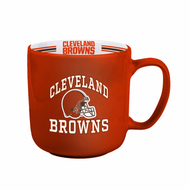 Cleveland Browns Team Stripe Design Coffee Mug 15oz