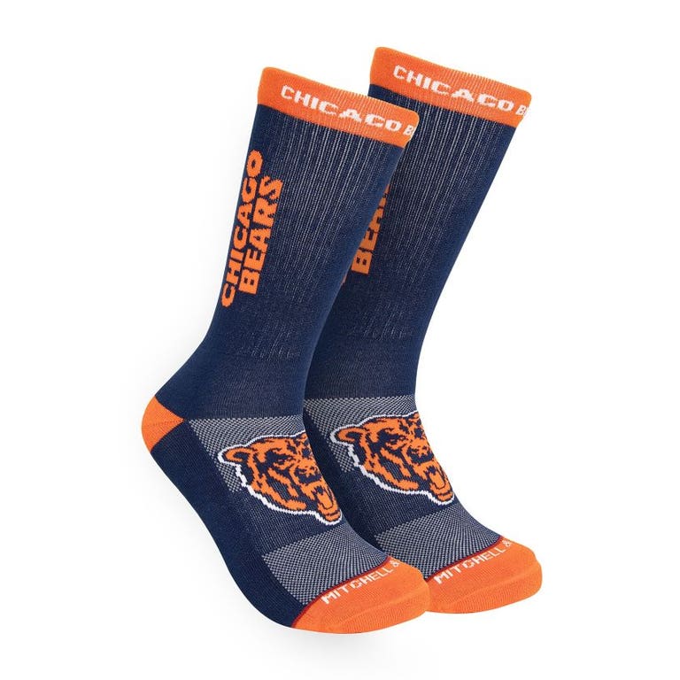 Chicago Bears Retro Mitchell and Ness Kickoff Crew Socks