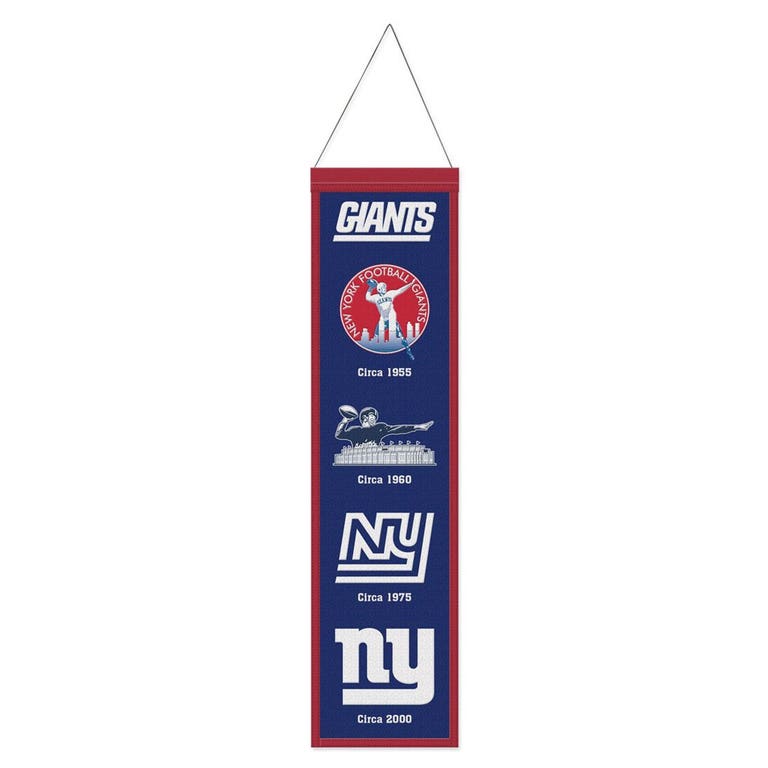 New York Giants Wool Evolution Banner 8x32"