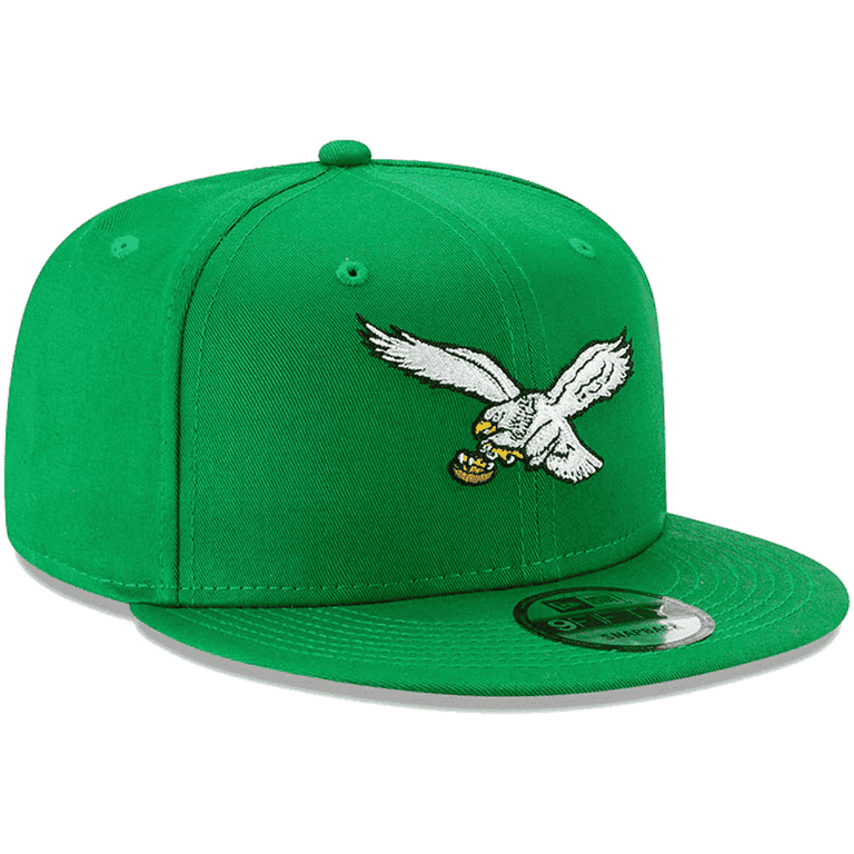 Philadelphia Eagles Retro Kelly Green New Era Snapback Hat