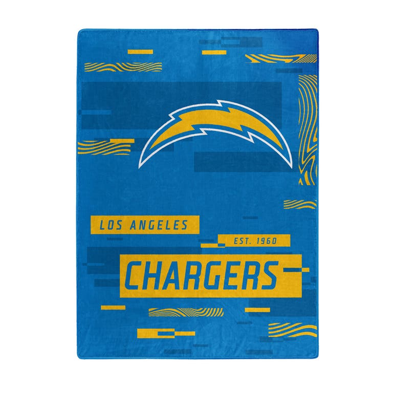 Los Angeles Chargers Digital Design Raschel Blanket 60x80"