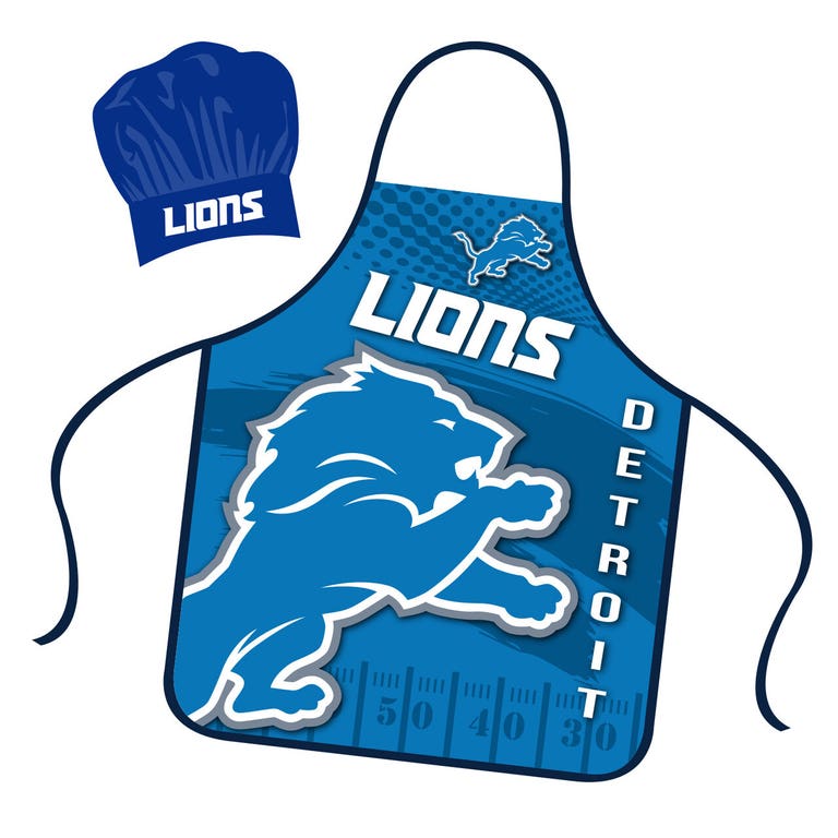 Detroit Lions Mojo Chef Hat and Apron Set