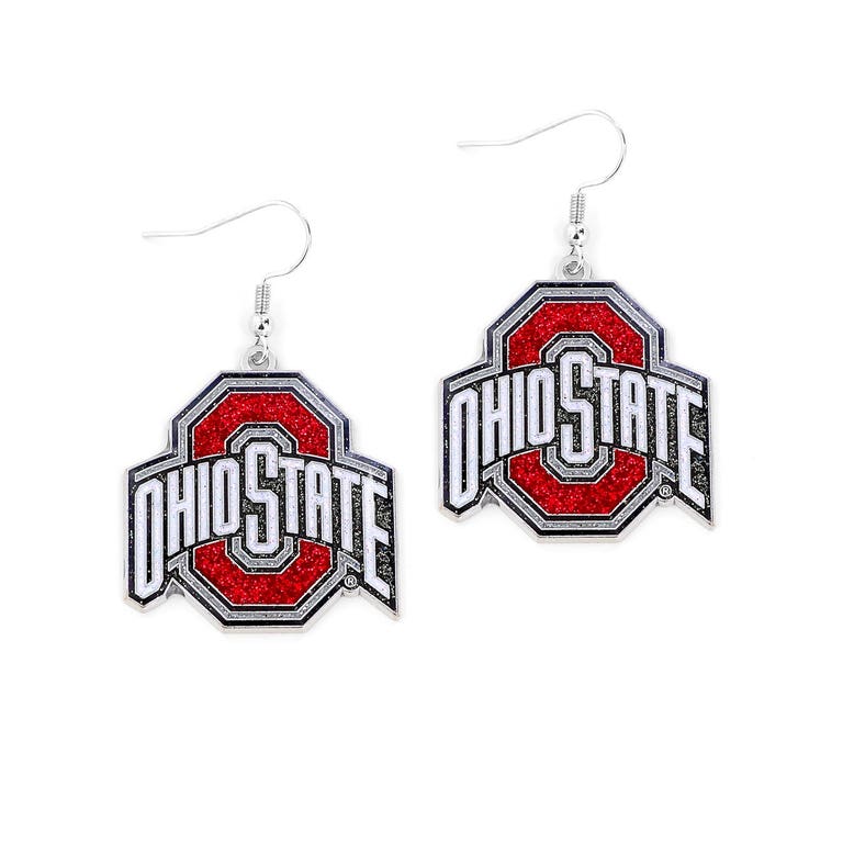 Ohio State Buckeyes Glitter Dazzle Earrings