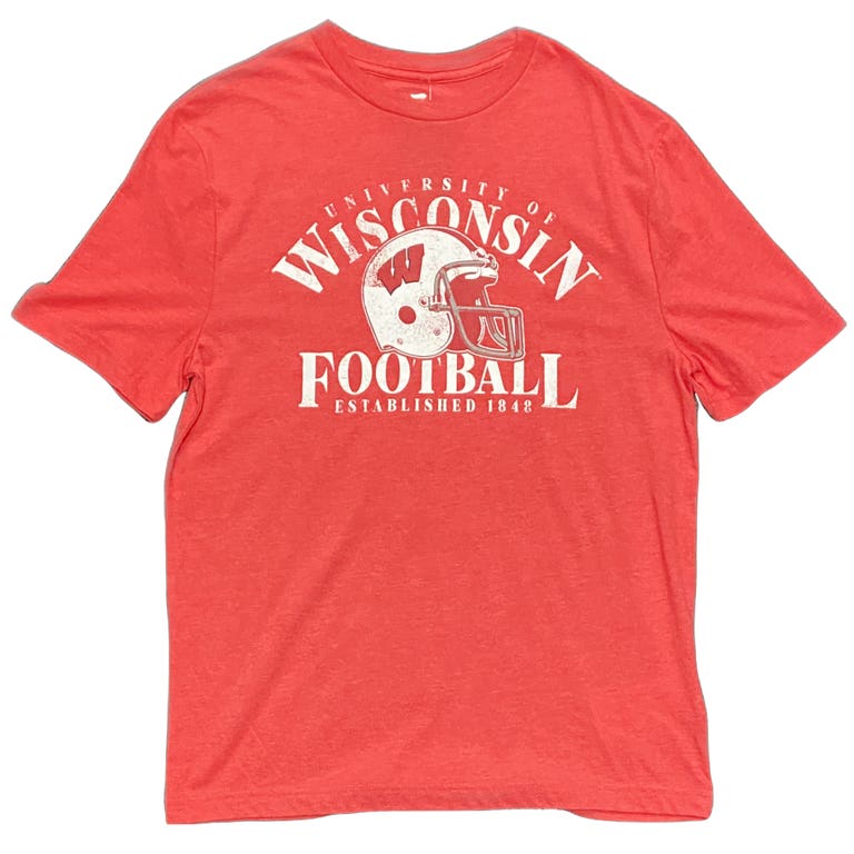 Wisconsin Badgers Fanatics Tri-Blend Shirt