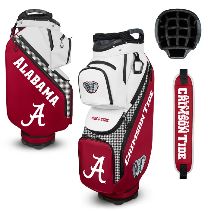 Alabama Crimson Tide Houndstooth Clubhouse Cooler Golf Cart Bag