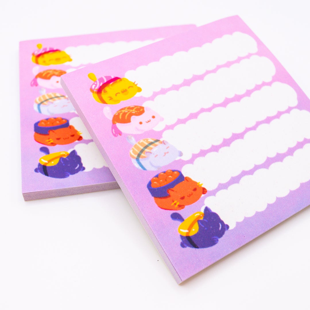 Sushi Cats Sticky Notes