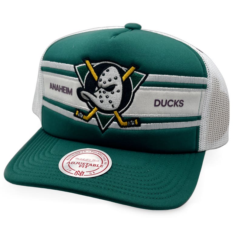 Anaheim Ducks Retro Sideline Trucker Mitchell and Ness Snapback Hat