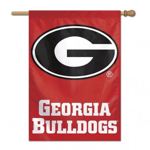 Georgia Bulldogs Wordmark Vertical House Flag 28x40"