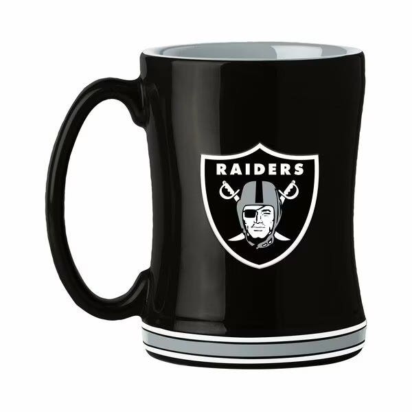 Las Vegas Raiders Sculpted Coffee Mug 14oz