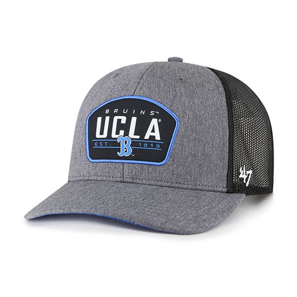 UCLA Bruins '47Brand Charcoal Slate Trucker Snapback Hat