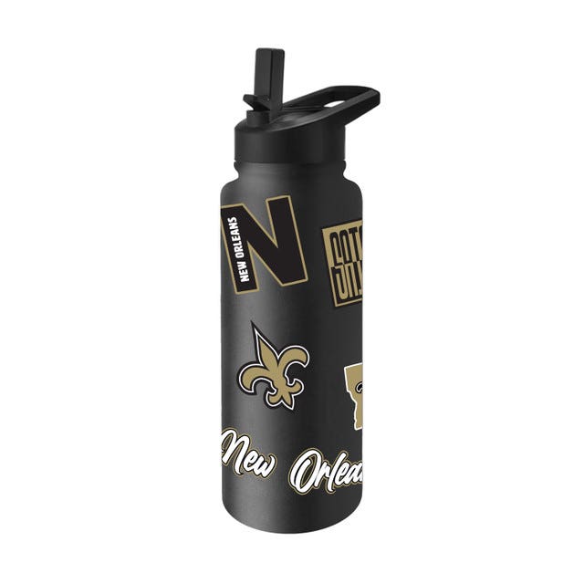 New Orleans Saints Dreamweave Quencher Stainless Steel Bottle 34oz