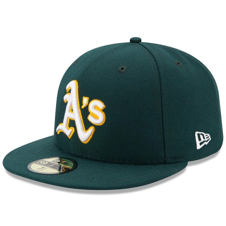 Oakland Athletics Authentic New Era Road 59FIFTY On-Field Hat
