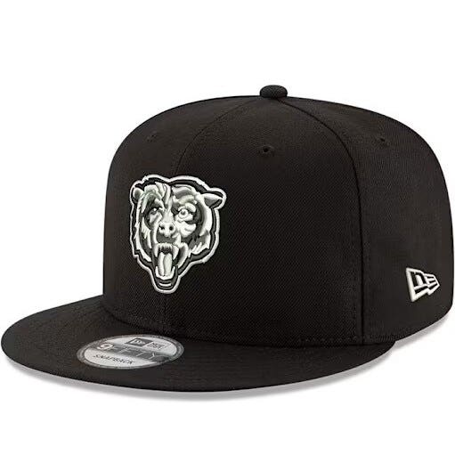 Chicago Bears Black New Era 9FIFTY Alternate Logo Snapback Hat
