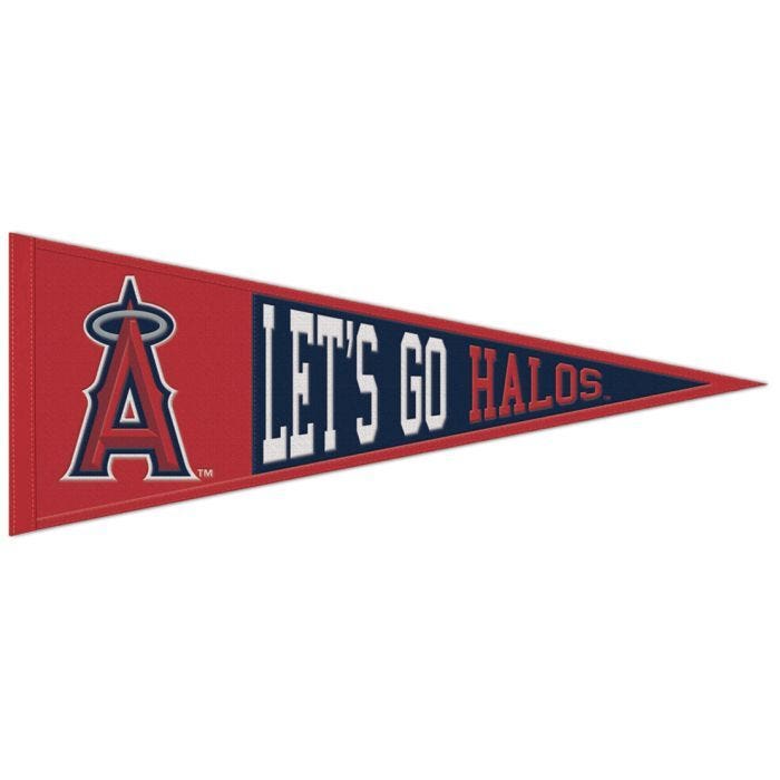Los Angeles Angels Embroidered Wool Slogan Pennant 13x32"
