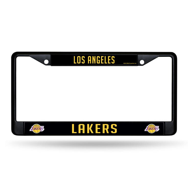 Los Angeles Lakers Black Chrome License Plate Frame