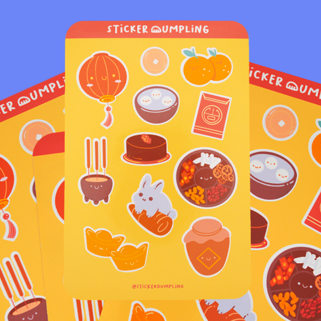 Lunar Rabbit Sticker Sheet