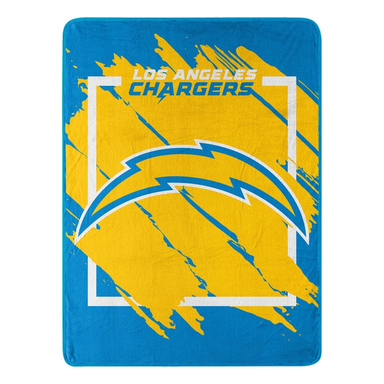 Los Angeles Chargers Micro Raschel Dimensional Design Blanket