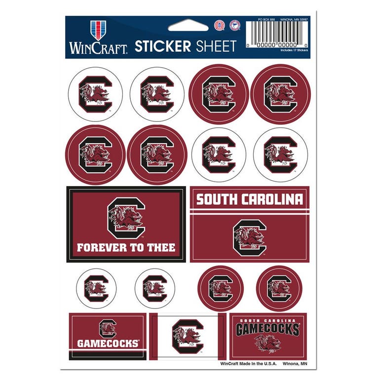 South Carolina Gamecocks Vinyl Decal Sheet 5x7"