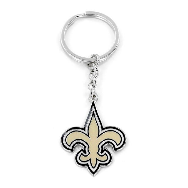 New Orleans Saints Metal Keychain