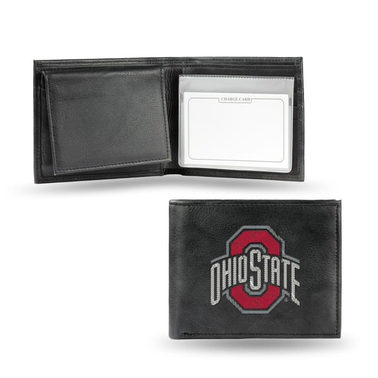 Ohio State Buckeyes Embroidered Leather Bi-Fold Wallet