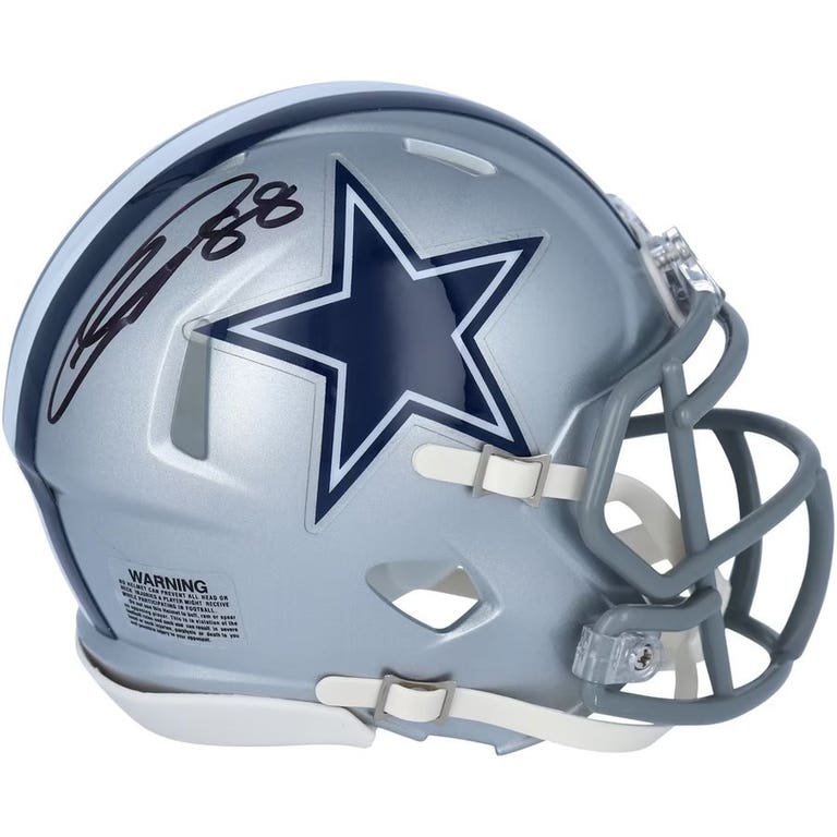 Dallas Cowboys Cee Dee Lamb Autographed Riddell Speed Mini Helmet - Fanatics Authenticated