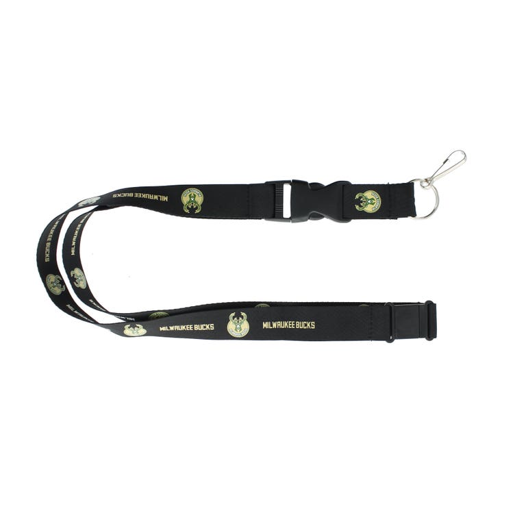 Milwaukee Bucks Black Lanyard