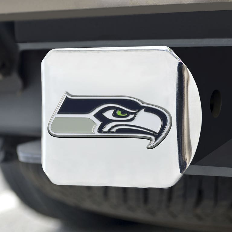 Seattle Seahawks Chrome Hitch Cover