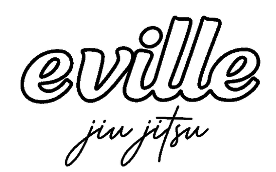 OG Eville Jiu Jitsu Cursive Black Outline