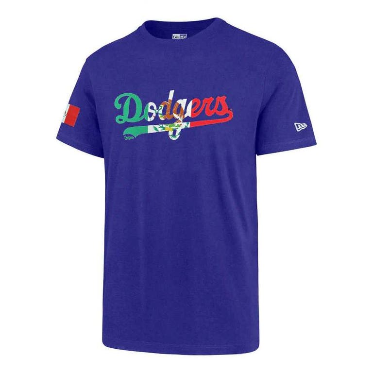 Los Angeles Dodgers New Era Royal Blue Mexico Theme Shirt