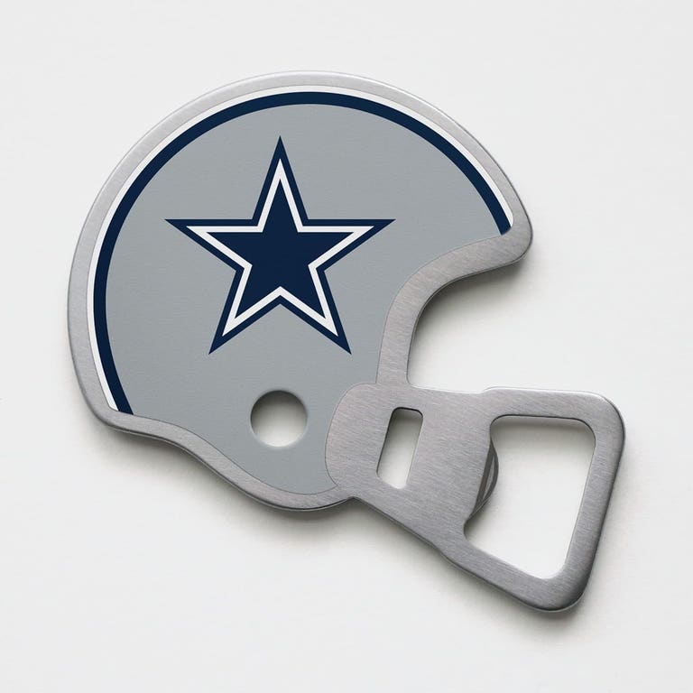 Dallas Cowboys Magnetic Stainless Steel Helmet Bottle Opener