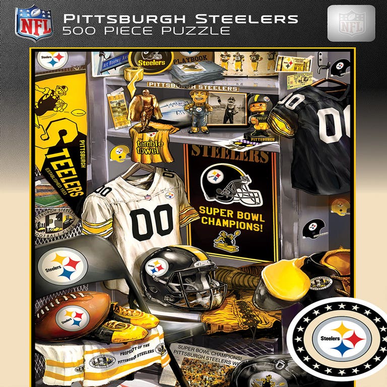 Pittsburgh Steelers Lockeroom Puzzle 500 Piece