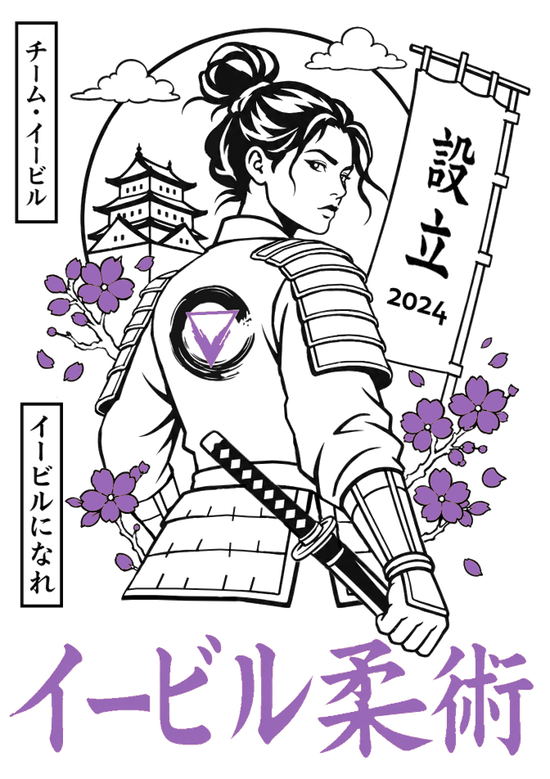 Eville Samurai Black Purple