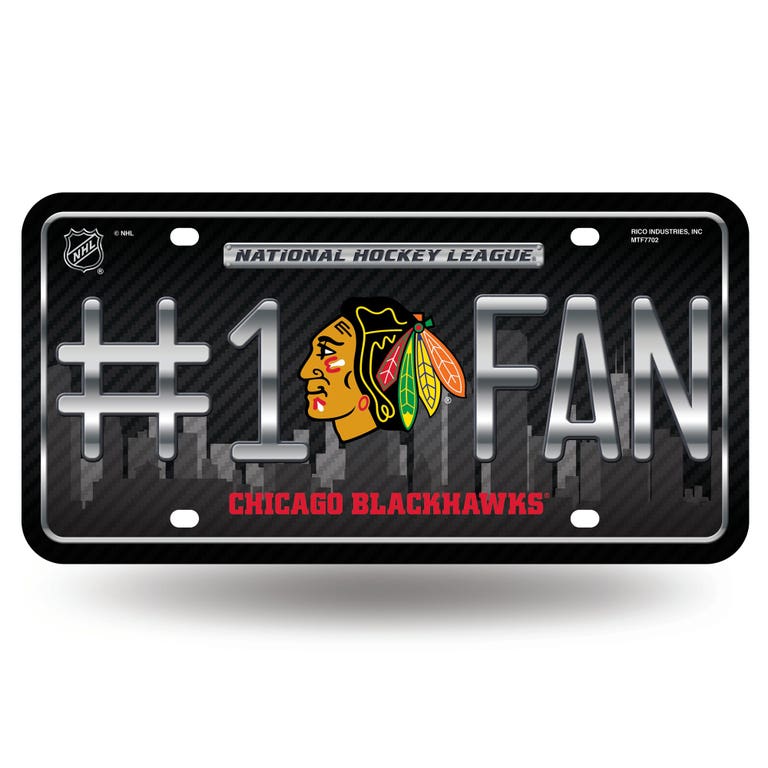 Chicago Blackhawks #1 Fan License Plate