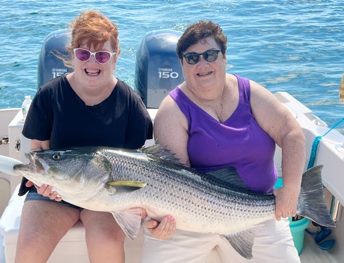 Trophy Striped Bass Charter