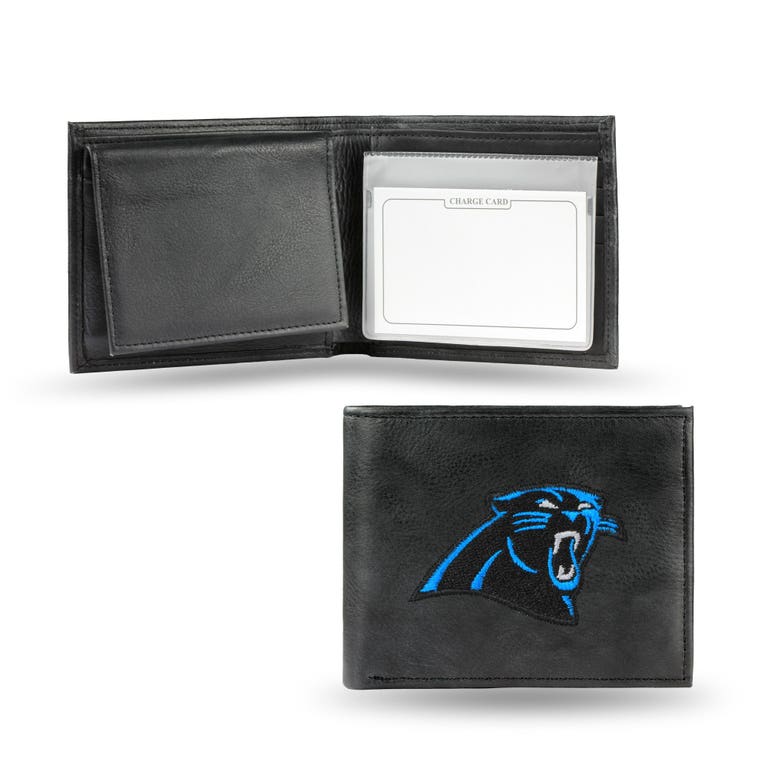 Carolina Panthers Embroidered Leather Bi-Fold Wallet