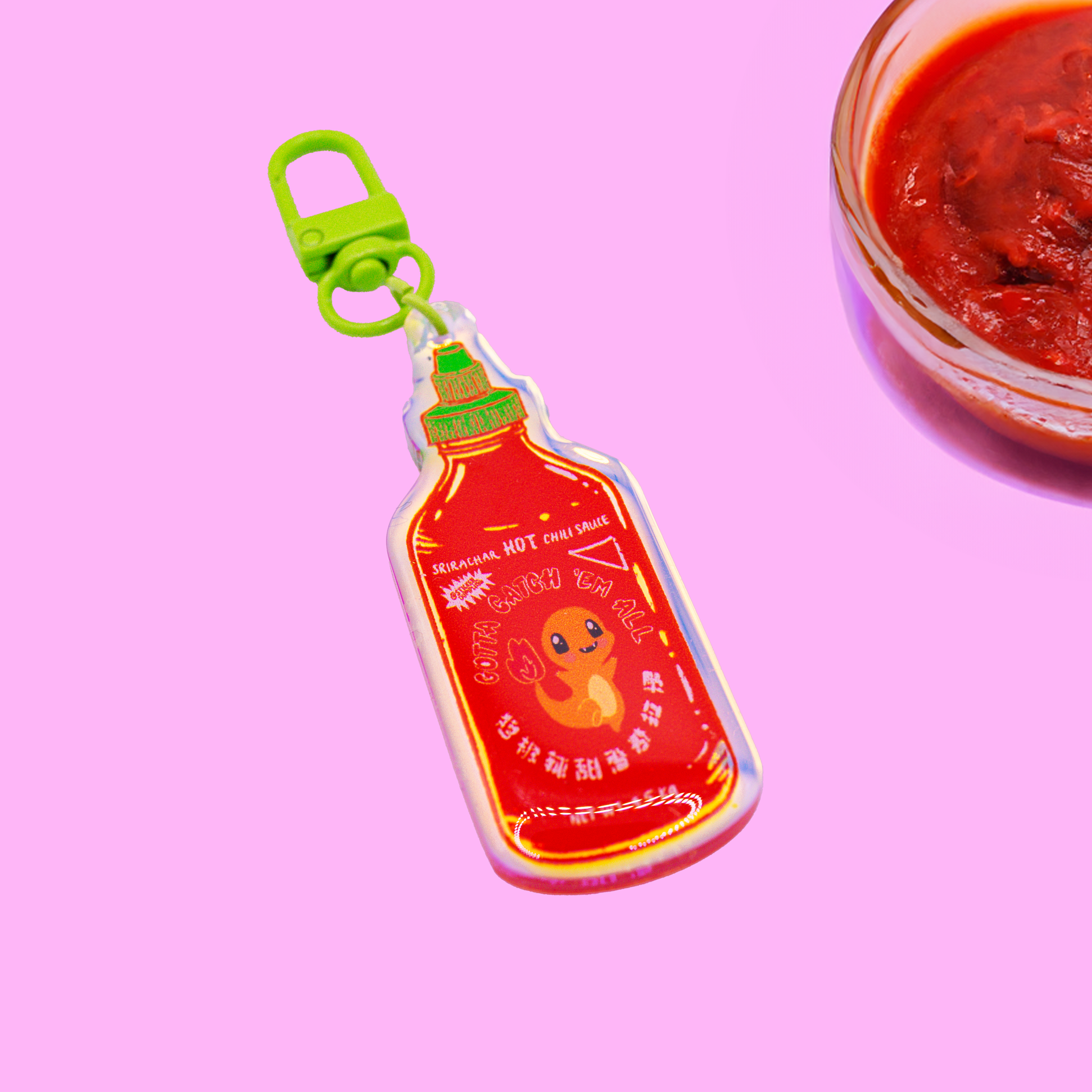 Srirachar Keychain