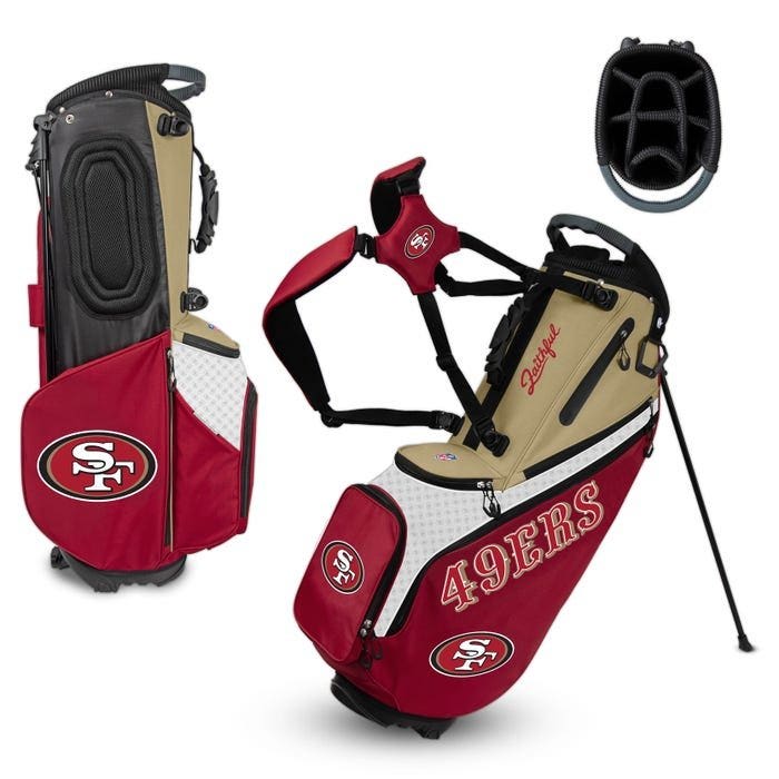 San Francisco 49ers Hybrid Back Nine Carry Golf Bag