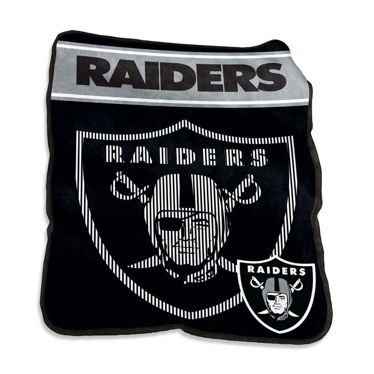 Las Vegas Raiders Field Day Raschel Throw Blanket 60x80"⁠