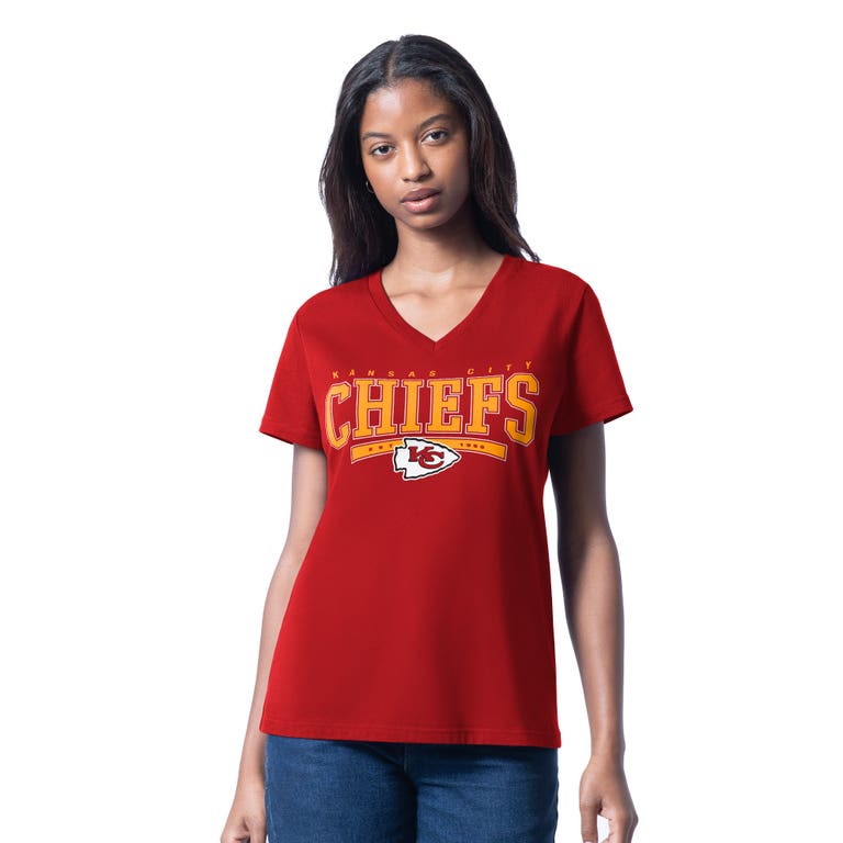 Kansas City Chiefs Ladies Heather Red g-III Endzone Shirt
