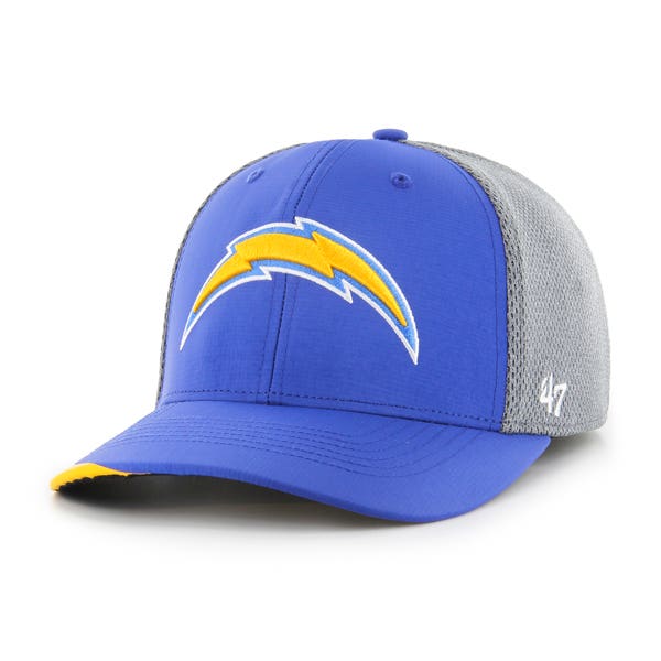Los Angeles Chargers Royal/Grey '47 Brand Bound Line Flex Fit Hat