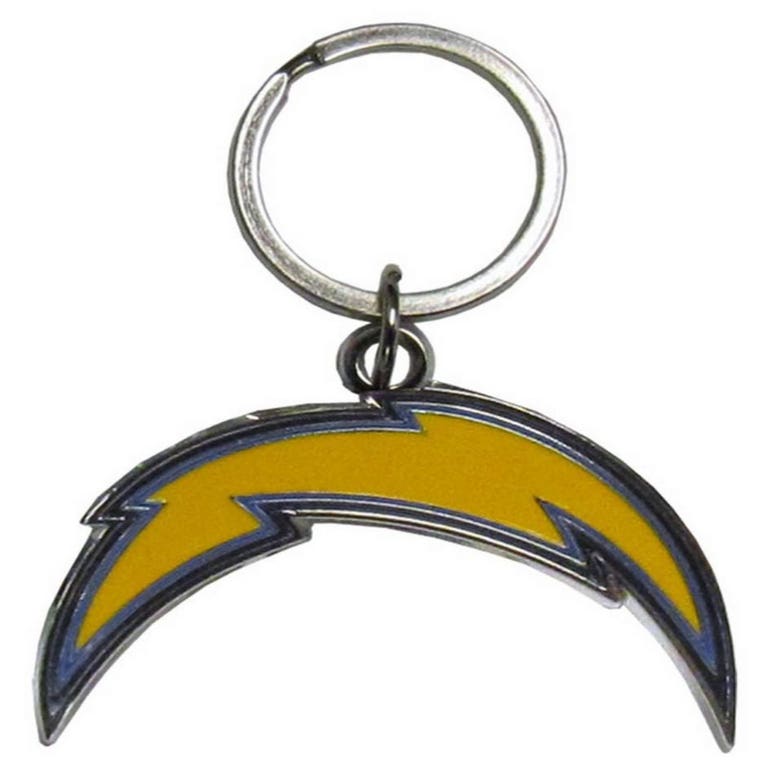 Los Angeles Chargers Chrome Cut Logo Keychain