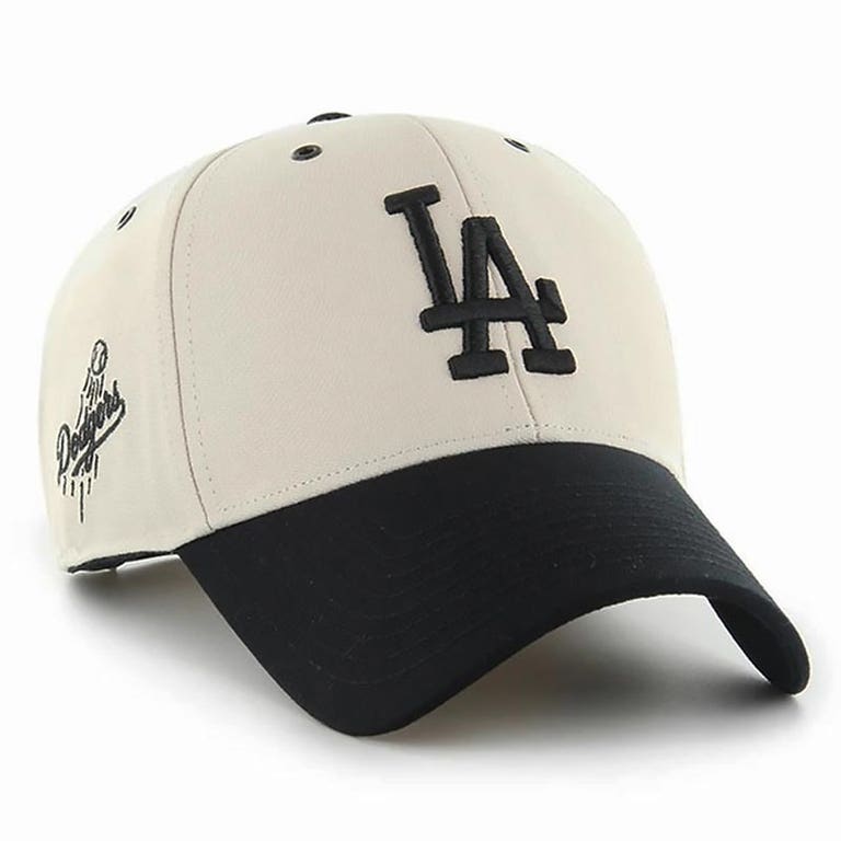 Los Angeles Dodgers Bone Lunar '47Brand MVP Snapback Hat
