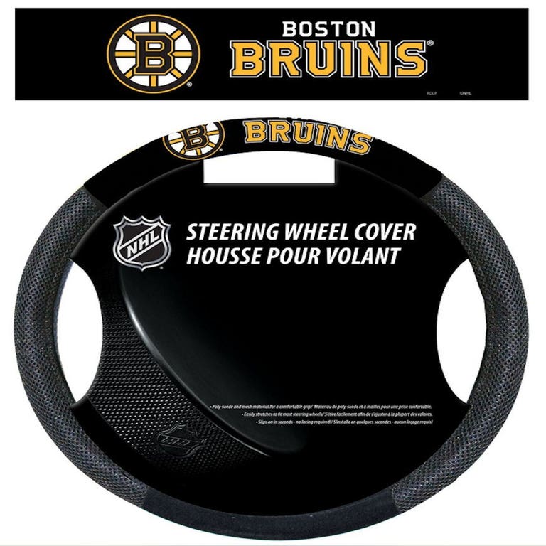 Boston Bruins Mesh Steering Wheel Cover