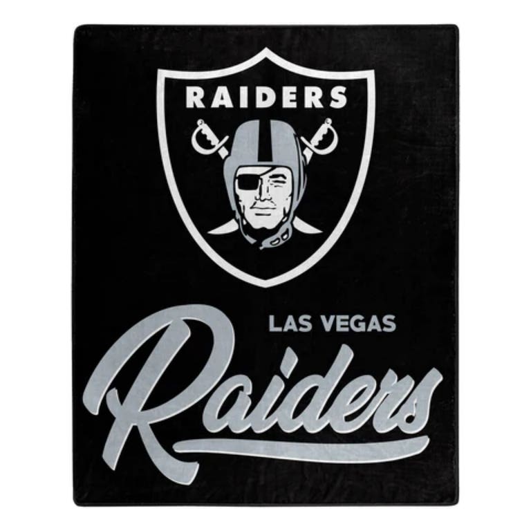 Las Vegas Raiders Signature Royal Plush Blanket