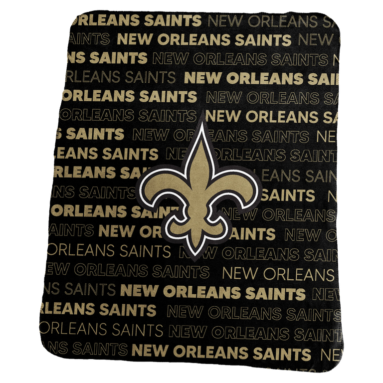 New Orleans Saints Logo Brands Classic Fleece Blanket 50x60"