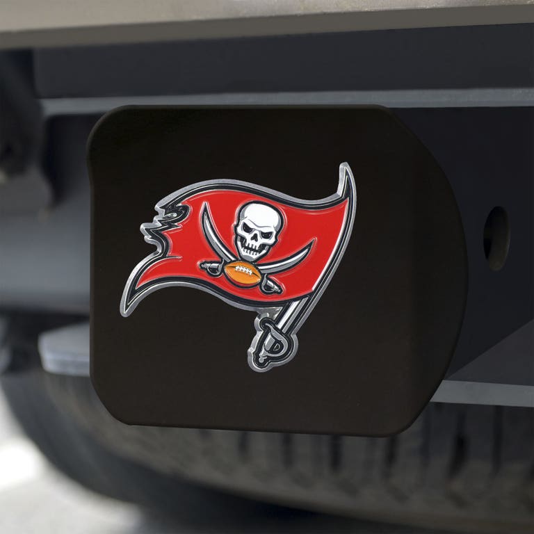 Tampa Bay Buccaneers Black Chrome Hitch Cover