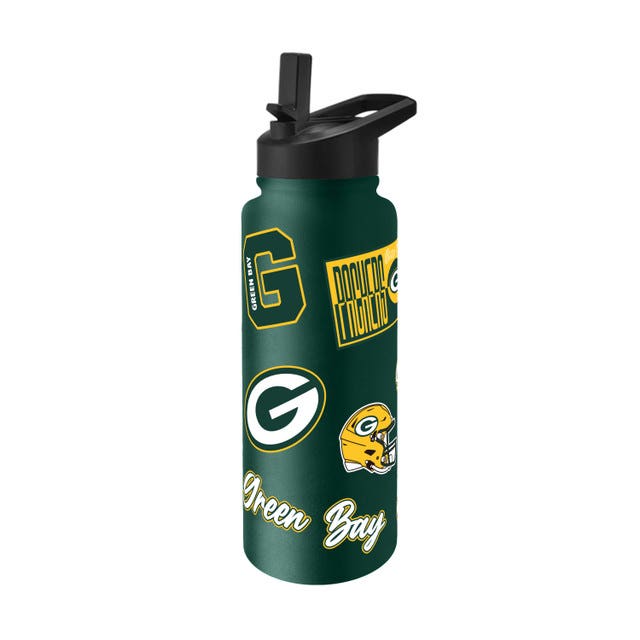 Green Bay Packers Dreamweave Quencher Stainless Steel Bottle 34oz